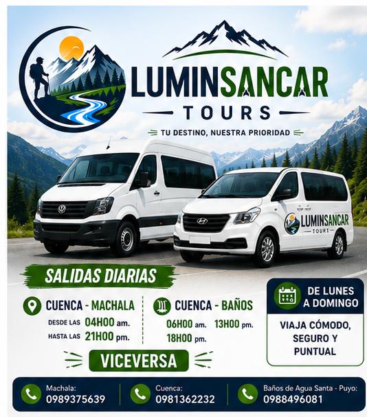 Flota y rutas de LUMINSANCAR TOURS